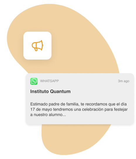 Envía comunicados por WhatsApp