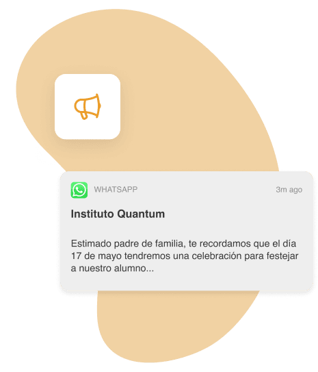 Envía comunicados por WhatsApp